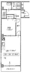 EspaceLumier荻窪1番館の物件間取画像